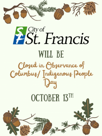 Closed Columbus / Indigenous People  Day 2025