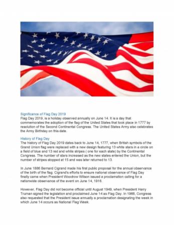 Flag Day 2019