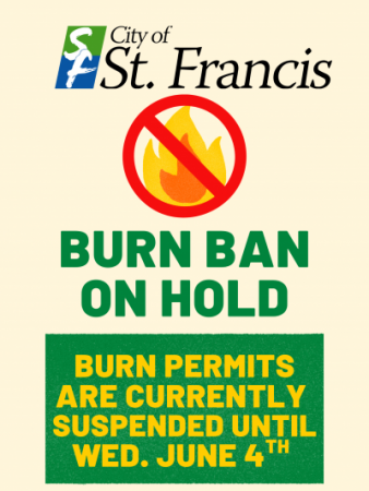 Burn Ban Hold