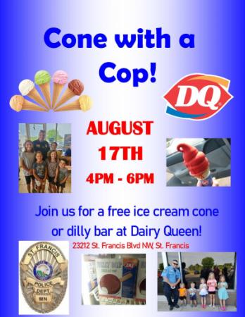Cone with a Cop! 