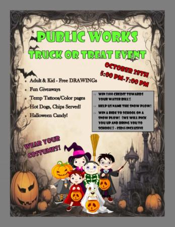PW Truck or Treat Event Flyer 2025