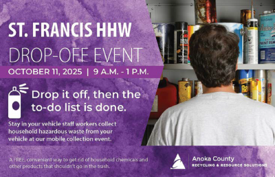 2025 Anoka County Hazardous Waste Event